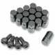 LUG NUTS 10MM BLACK 16-PACK