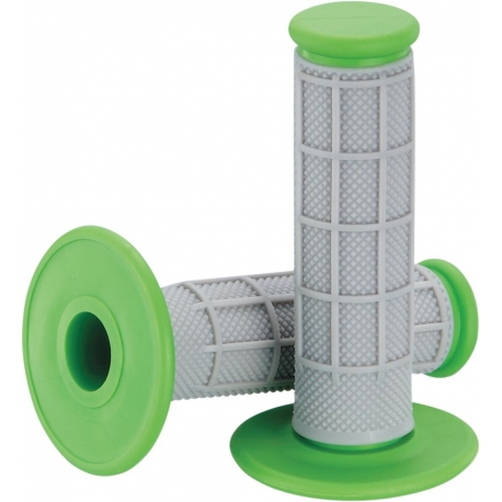 QUALIFIER™ HALF WAFFLE GRIPS GRAY/GREEN