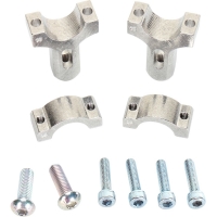 REPLACEMENT INNER CLAMPS ALUMINIUM SILVER