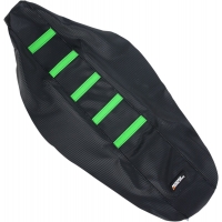 RIBBED SEAT COVER BLACK/GREEN