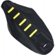 RIBBED SEAT COVER BLACK/YELLOW