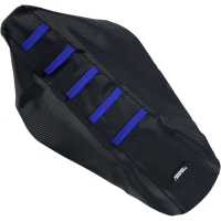 RIBBED SEAT COVER BLACK/BLUE