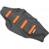 SEAT COVER RIBBED RUBBERIZED ORANGE