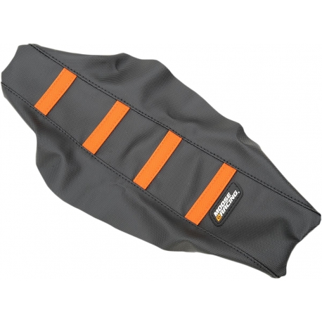 SEAT COVER RIBBED RUBBERIZED ORANGE