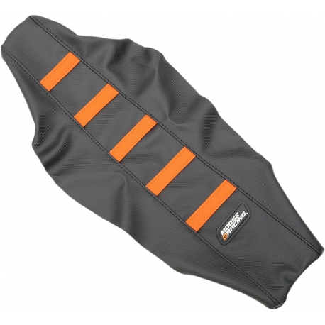 SEAT COVER RIBBED RUBBERIZED ORANGE