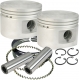 PISTON KITS 3-1/2" BORE +.010" FLAT TOP 80" cu