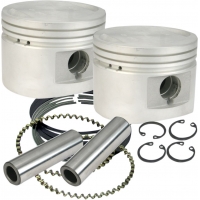 PISTON KITS 3-1/2" BORE +.010" FLAT TOP 80" cu