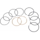 PISTON RINGS +0.010" FOR 3 1/2" PISTONS