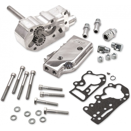 OIL PUMP UNIVERSAL BILLET POLISHED