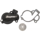 WATER PUMP COVER & IMPELLER KIT SUPERCOOLER ALUMINUM BLACK