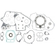 COMPLETE GASKET SET WITH OIL SEALS OFFROAD