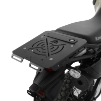 STELAŻ POD PŁYTĘ MONTAŻOWĄ ADVENTURE RACK RG RACING, KAWASAKI KLR650 22- BLACK