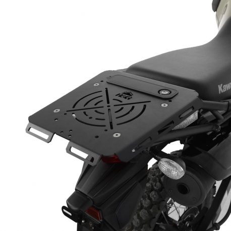 STELAŻ POD PŁYTĘ MONTAŻOWĄ ADVENTURE RACK RG RACING, KAWASAKI KLR650 22- BLACK