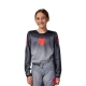 BLUZA FOX JUNIOR 180 INTERFERE GREY/RED