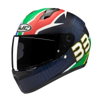 KASK MOTOCYKLOWY HJC C10 BB33 BLACK BLUE