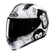 KASK HJC C10 GETI BLACK/SILVER