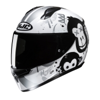 KASK MOTOCYKLOWY HJC C10 GETI BLACK SILVER