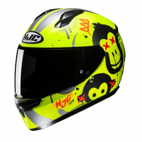 KASK MOTOCYKLOWY HJC C10 GETI GREEN BLACK