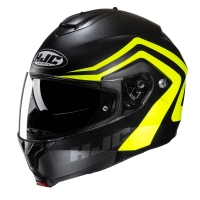 KASK MOTOCYKLOWY HJC C91N NEPOS BLACK YELLOW