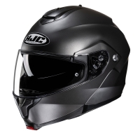 KASK MOTOCYKLOWY HJC C91N SOLID SEMI FLAT TITANIUM