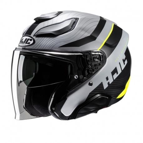 KASK MOTOCYKLOWY HJC F31 NABY GREY BLACK