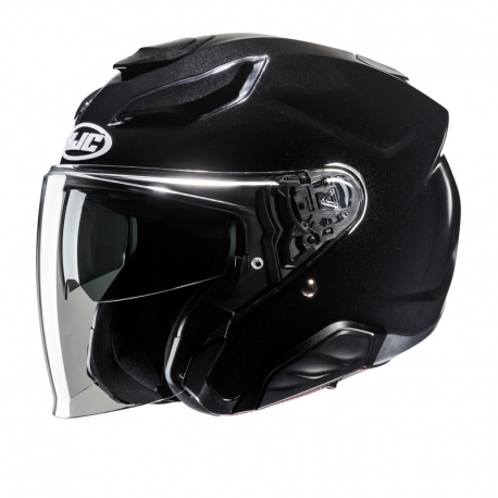 KASK MOTOCYKLOWY HJC F31 SOLID METAL BLACK