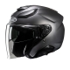 KASK MOTOCYKLOWY HJC F31 SOLID SEMI FLAT TITANIUM