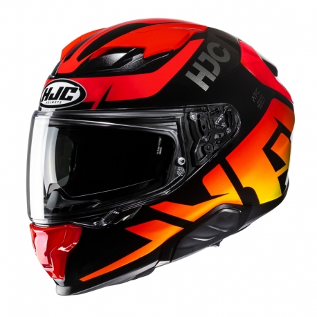 KASK MOTOCYKLOWY HJC F71 BARD BLACK RED L