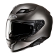 KASK MOTOCYKLOWY HJC F71 SOLID SEMI FLAT TITANIUM