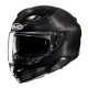 KASK MOTOCYKLOWY HJC F71 SOLID CARBON BLACK