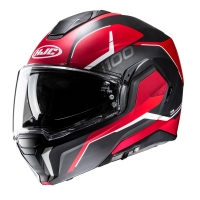 KASK MOTOCYKLOWY HJC I100 LORIX BLACK RED