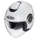 KASK HJC I40N SOLID SEMI FLAT PEARL WHITE