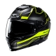 KASK MOTOCYKLOWY HJC I71 IORIX BLACK YELLOW