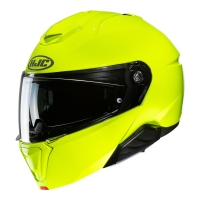 KASK MOTOCYKLOWY HJC I91 SOLID FLUO GREEN
