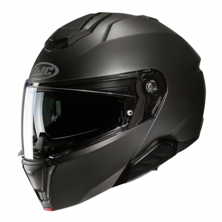 KASK MOTOCYKLOWY HJC I91 SOLID SEMI FLAT TITANIUM