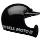 KASK MOTOCYKLOWY BELL MOTO-3 CLASSIC BLACK S