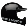 KASK MOTOCYKLOWY BELL MOTO-3 CLASSIC BLACK S