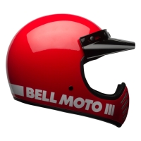 KASK MOTOCYKLOWY BELL MOTO-3 CLASSIC RED L
