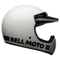 KASK MOTOCYKLOWY BELL MOTO-3 CLASSIC WHITE M