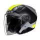 KASK HJC RPHA31 CHELET SILVER/YELLOW M