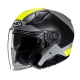 KASK HJC RPHA31 CHELET SILVER/YELLOW