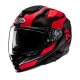 KASK HJC RPHA71 CARBON HAMIL BLACK/RED M