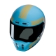 KASK MOTOCYKLOWY HJC V10 FONI BLUE ORANGE
