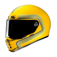 KASK MOTOCYKLOWY HJC V10 FONI YELLOW GREY