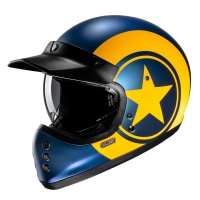 KASK MOTOCYKLOWY HJC V60 NYX BLUE YELLOW