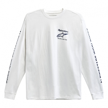 KOSZULKA Z DŁUGIM RĘKAWEM ALPINESTARS AUTHENTICATED WHITE L