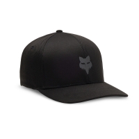 CZAPKA Z DASZKIEM FOX HEAD TECH FLEXFIT BLACK CHARCOAL S/M