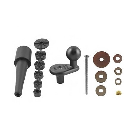 RAM-B-342U Motorcycle Fork Stem Ball Base