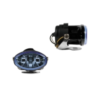 72351 - Felix, Zaawansowany technologiczny wielopowierzchniowy reflektor, niebieska soczewka, białe światło