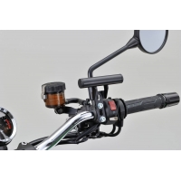 92746 MOUNT BAR 100MM Ø22.2MM BLACK MASTER CYLINDER CLAMP TYPE